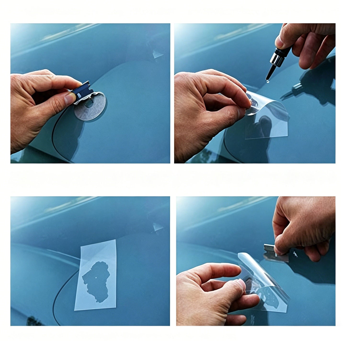 2 Sets Automotive Glass Nano Repair Fluid Kit
