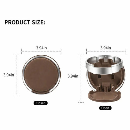 Universal Foldable Car Cup Holder with Hook