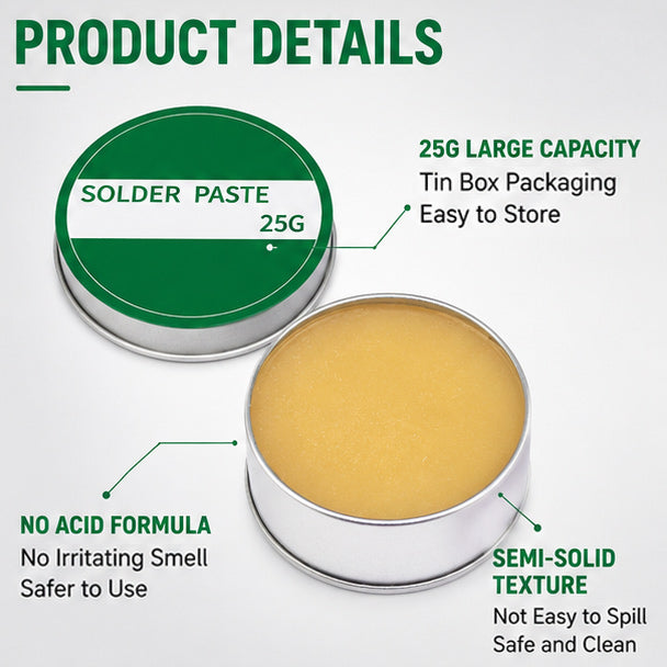 High-Quality No-Clean & Lead-Free Solder Paste for Precision For Electronic Repair & Welding Soldering