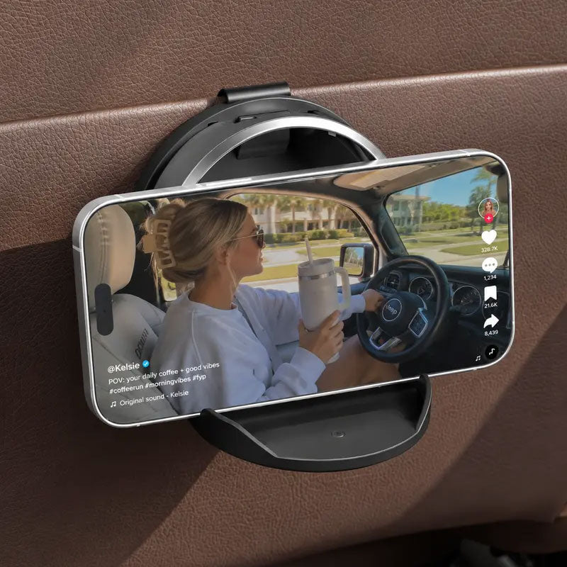 Universal Foldable Car Cup Holder with Hook