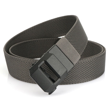 Adjustable Nylon Ratchet Belt, Woven Waist Tactical Belt with Automatic Slide Buckle