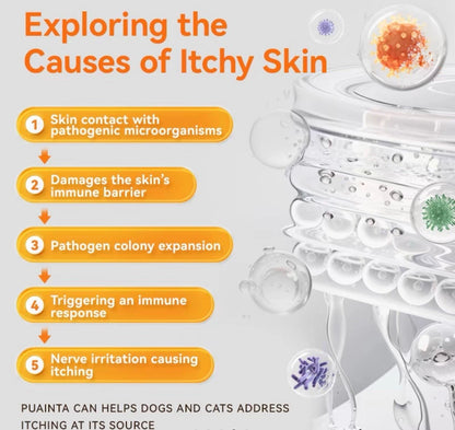 Upgraded Quantum Silver Skin Spray , Itch Relief and Hot Spot Treatment for Pets