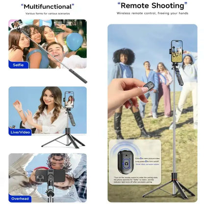 Adjustable Tripod/Selfie Stick for Cameras and Smartphones