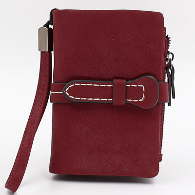 Women's Ultra-Slim Genuine Leather Bi-fold Wallet