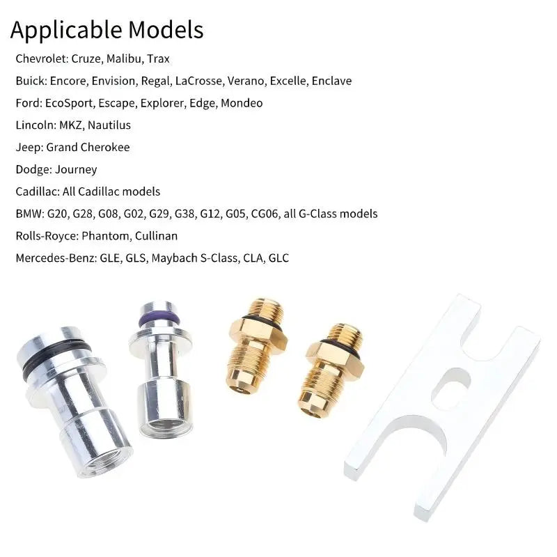 Automotive A/C Leak Test Plug Set