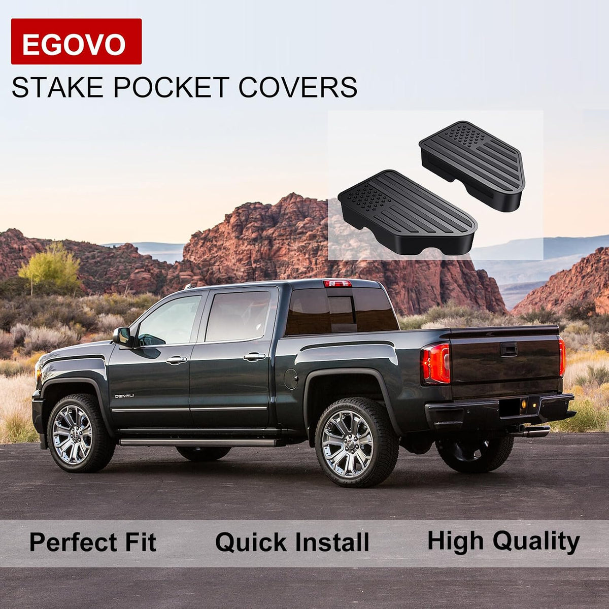 Truck Caps Rear Holes Plugs Covers Black,toolupgrade