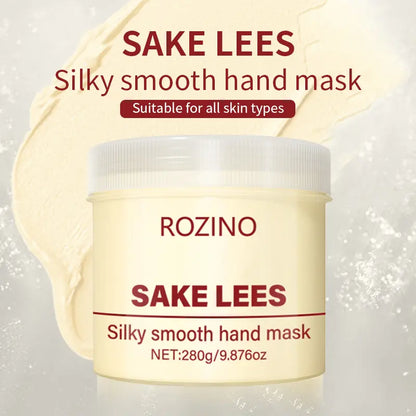 Sake Lees Hand Mask - Silky Smooth Formula for Hand Skin Care & Moisturization