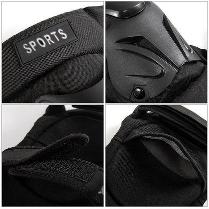 1 Pair Sports Knee Pads - Duty Protective Gear for Cycling, Skateboarding & Outdoor Activities