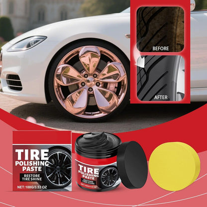 Car Tire Shine with Sponge