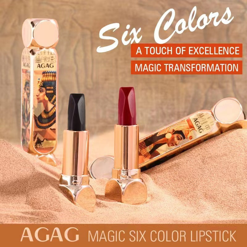Dual-Ended Matte 6-Shade Lipstick