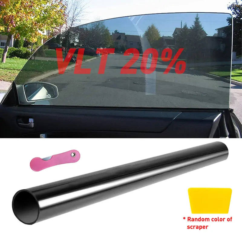 Uncut Roll Window Tint Film 1% 5% 15% 20% 35% 50% 70% VLT 20" x 10ft Feet Car Home Office Glass
