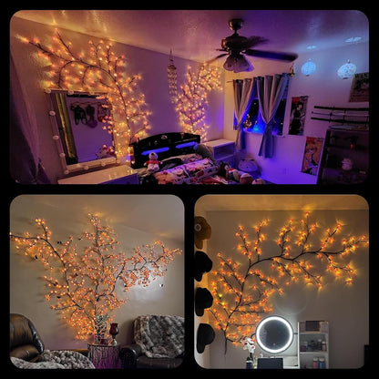Cherry Blossom Lights for Room Decor Aesthetic