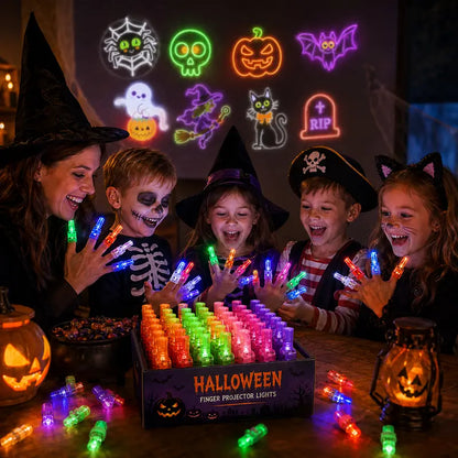 LED Finger Projection Ring