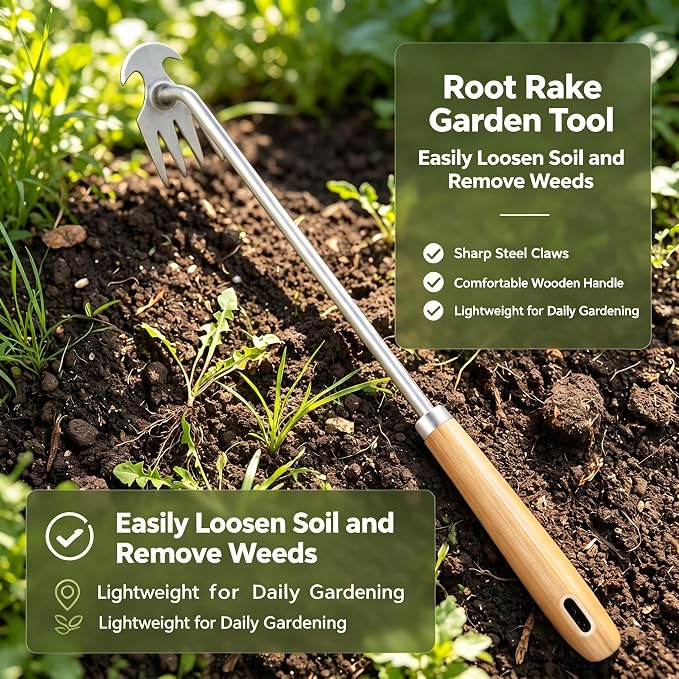 Stainless Steel Manual Rooting and Weeding Tools