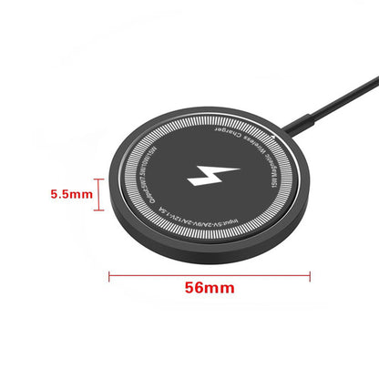 2-in-1 Magnetic Wireless Charger with USB-C & USB-A Ports for iPhone Fast Charging