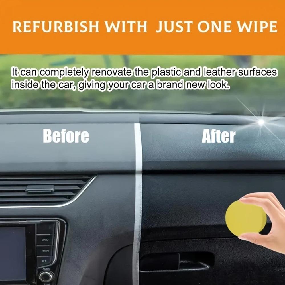 100g Tire Shine Cream, Long-Lasting Anti-Fading Weatherproof Non