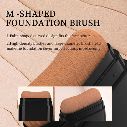 2-in-1 Foundation & Contour Stick: Long-Wear, Lightweight Full Coverage Concealer