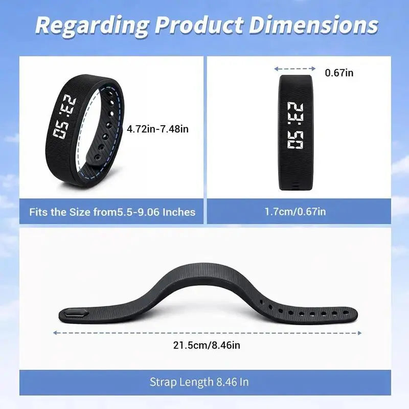 Silent Vibrating Alarm Wristband