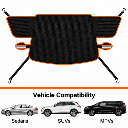 Magnetic Waterproof Oxford Cloth Windscreen Shade Cover with 360-Windproof, Easy Installation