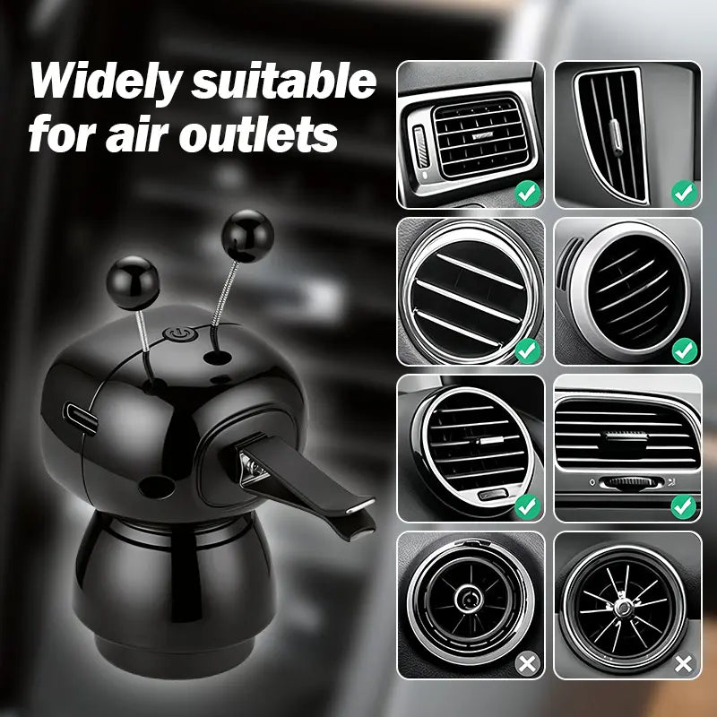 Upgrade Intelligent Robot Aromatherapy Car Diffuser