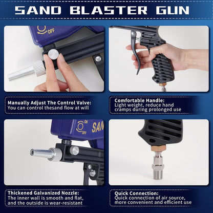 Soda Blasting Equipment Portable Handheld Pneumatic Tools