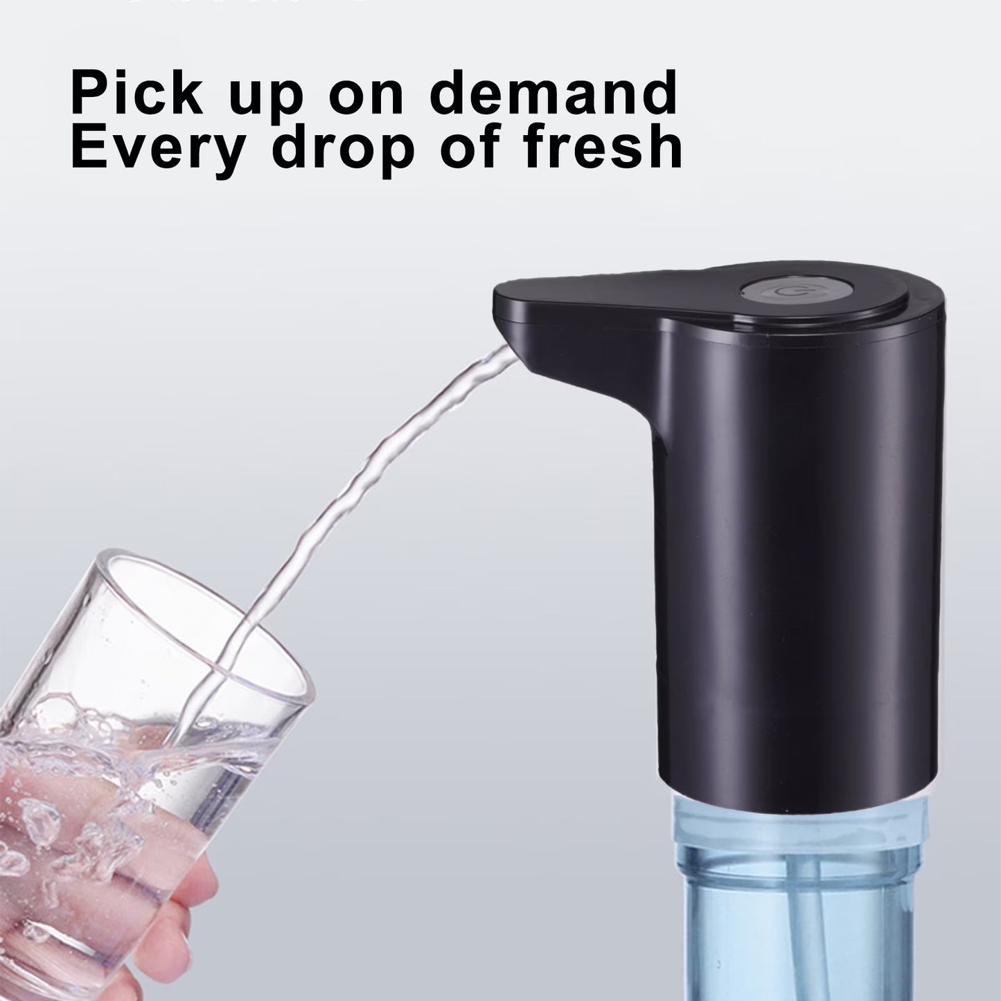 Automatic Drinking Portable Water Dispenser - Universal Electric Water Bottle Pump, USB Rechargeable
