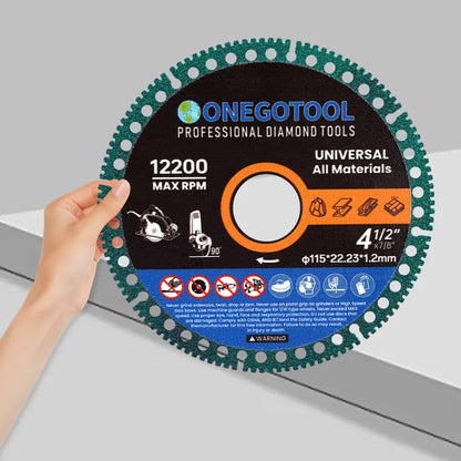 3PCS 4-1/2 inch Indestructible Cutting Discs for Angle Grinder 7/8"