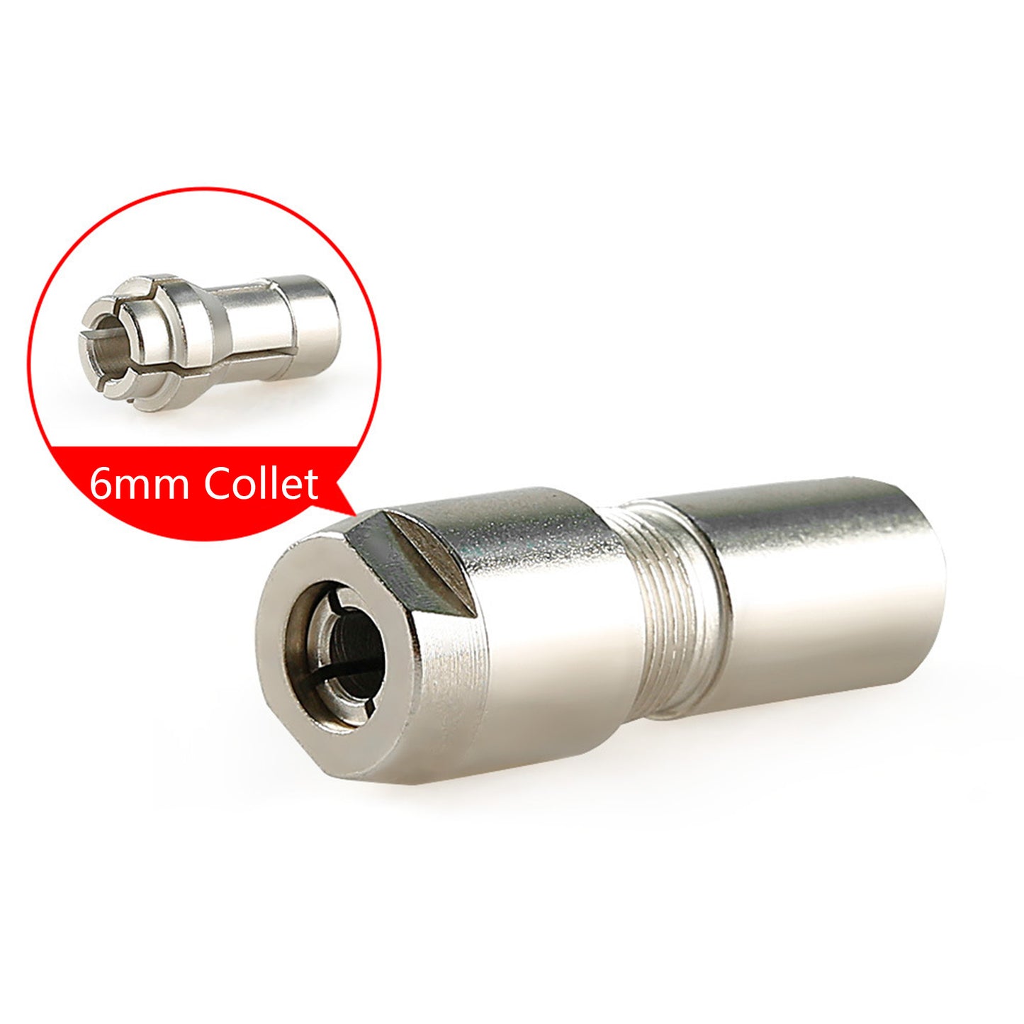 Angle Grinder to Die Grinder Conversion Kit with 1/4", 1/8" Collets for Carving, Polishing, Cutting