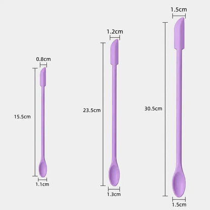 6PCS Silicone cosmetic spatula