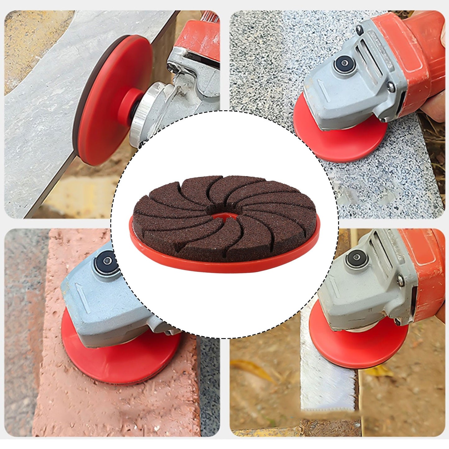 3PCS Diamond Polishing Pad Wet dry Buff Disc Abrasive for Marble Concrete