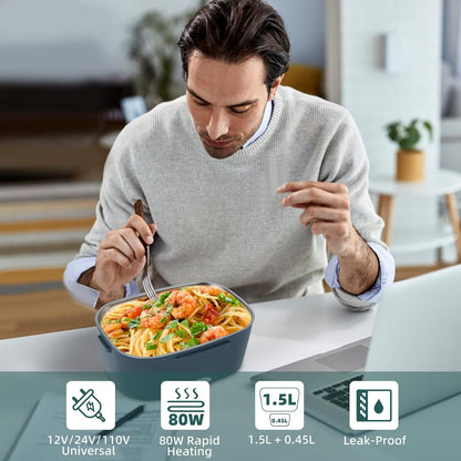 Portable Electric Lunch Box, Heat Preservation and Heating