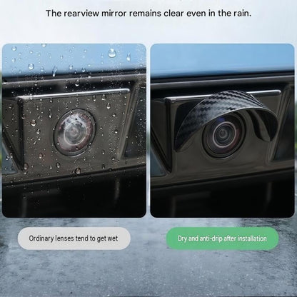 4Pcs Car Rear‑View Camera Rain Shield