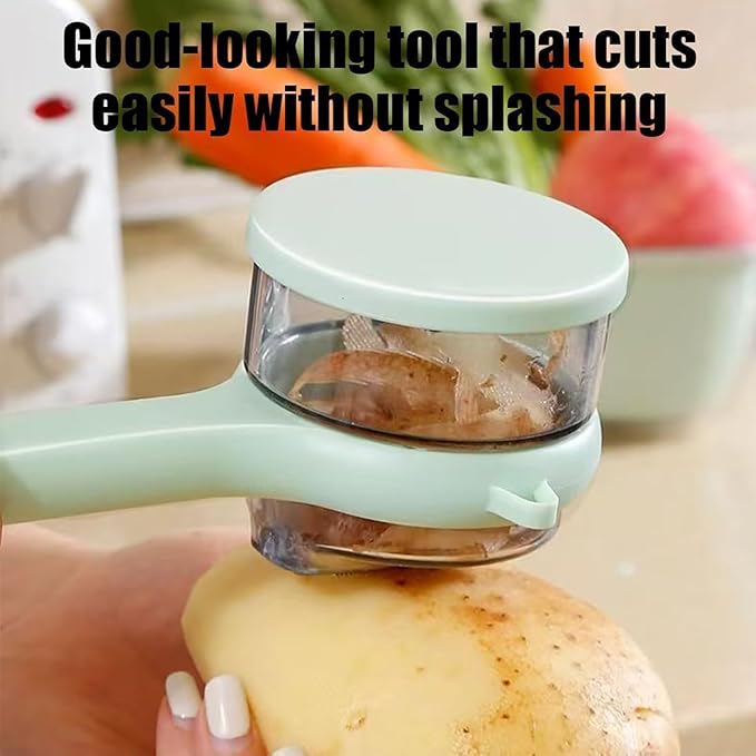 Multifunctional Peeler with Storage Bucket