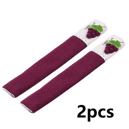 2PCS Refrigerator Door Handle Covers Handmade Decor Protector
