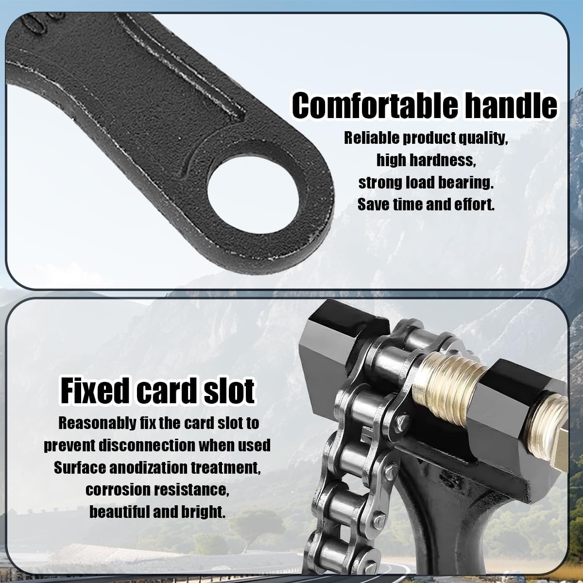 Chain Breaker #420-530, Heavy Duty Chain Breaker Riveting Tool
