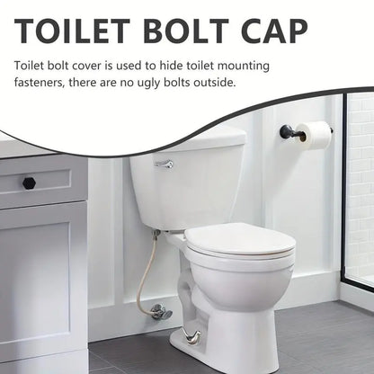 2PCS Bird Shape Toilet Bolt Cover Set