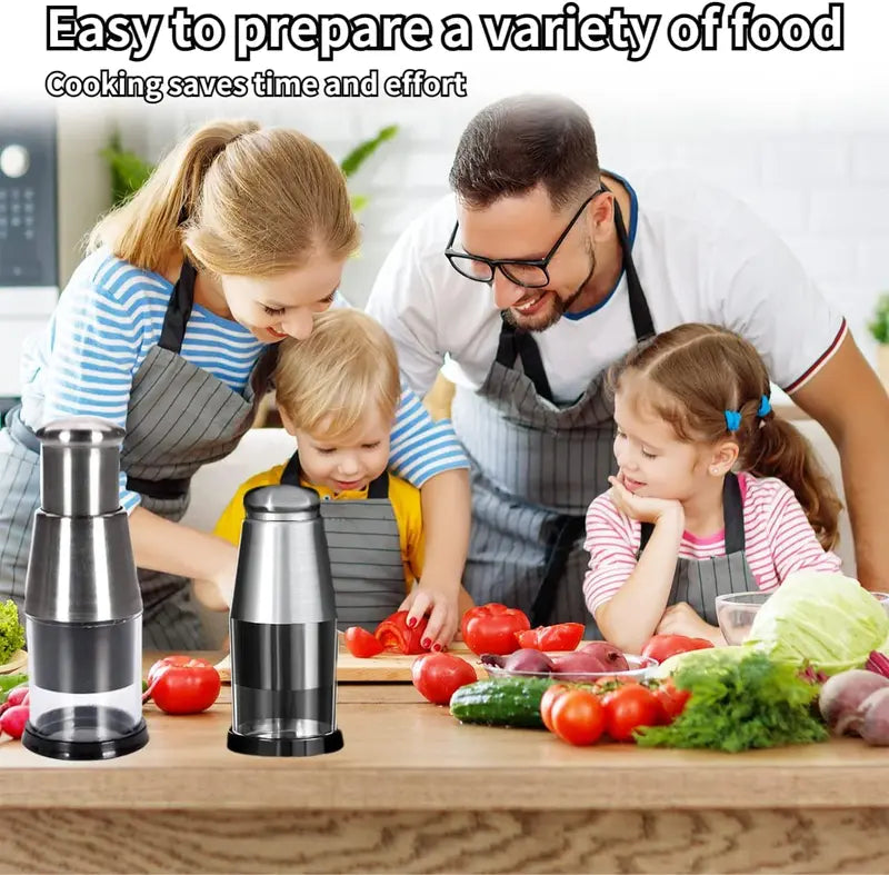 Multifunctional Stainless Steel Garlic Chopper