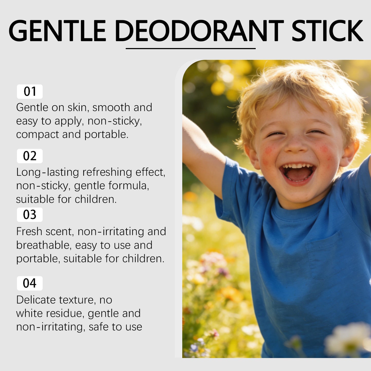 Natural Deodorant for Kids & Teens I Mom's Choice Gold Award Winner