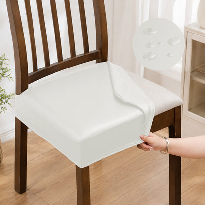 2PCS Waterproof Seat Covers for Dining Room Chairs Set of