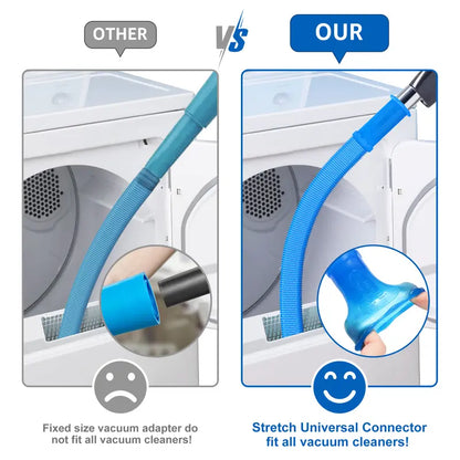 Dryer ventilation vacuum hose