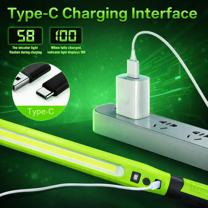 Rechargeable Magnetic LED Work Light 3000LM, Portable Under Hood Inspection Lamp