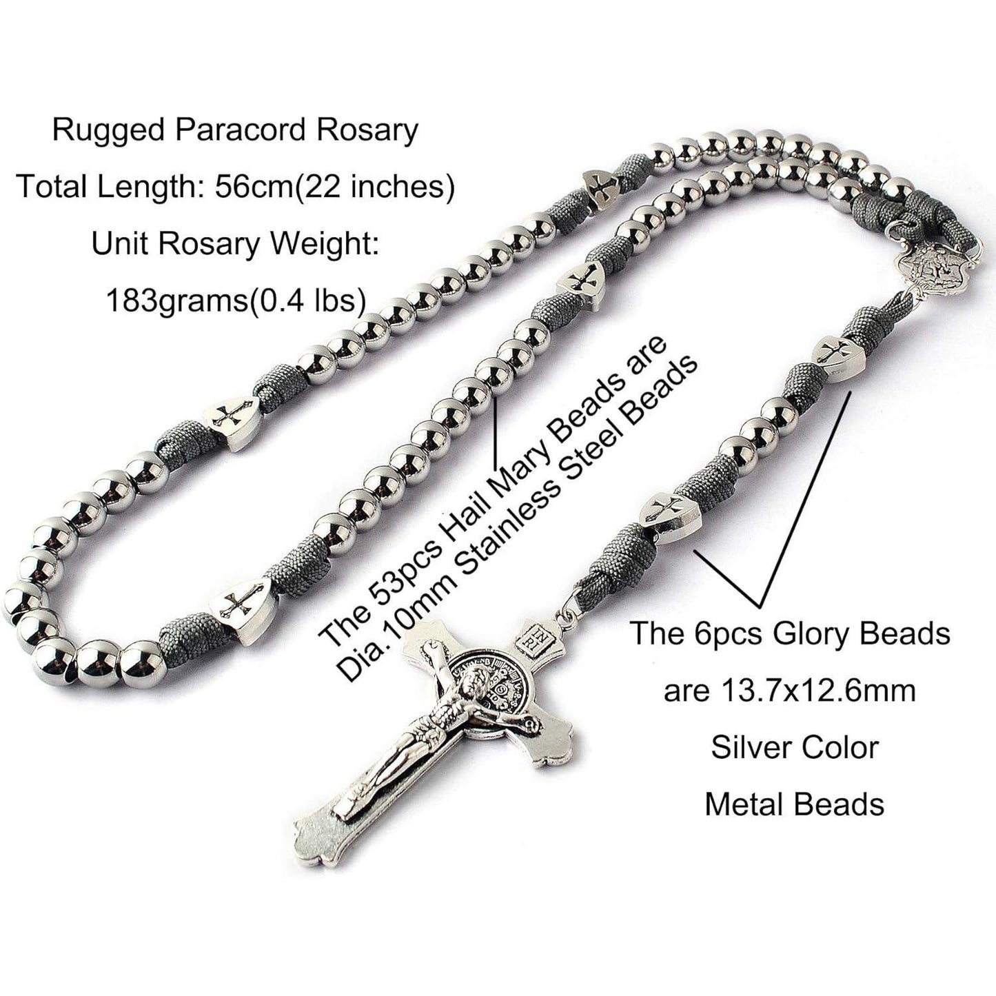 Adjustable cross pendant—a faith necklace suitable for daily prayer.