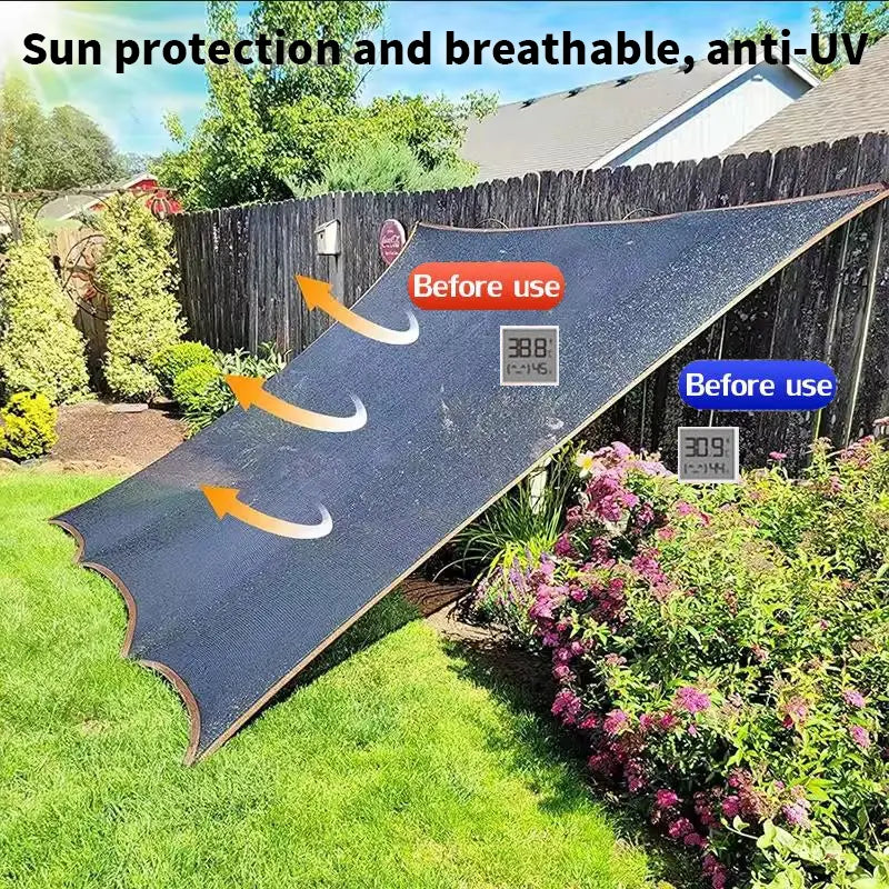 Edged and Grommeted Sunshade/Blackout Net