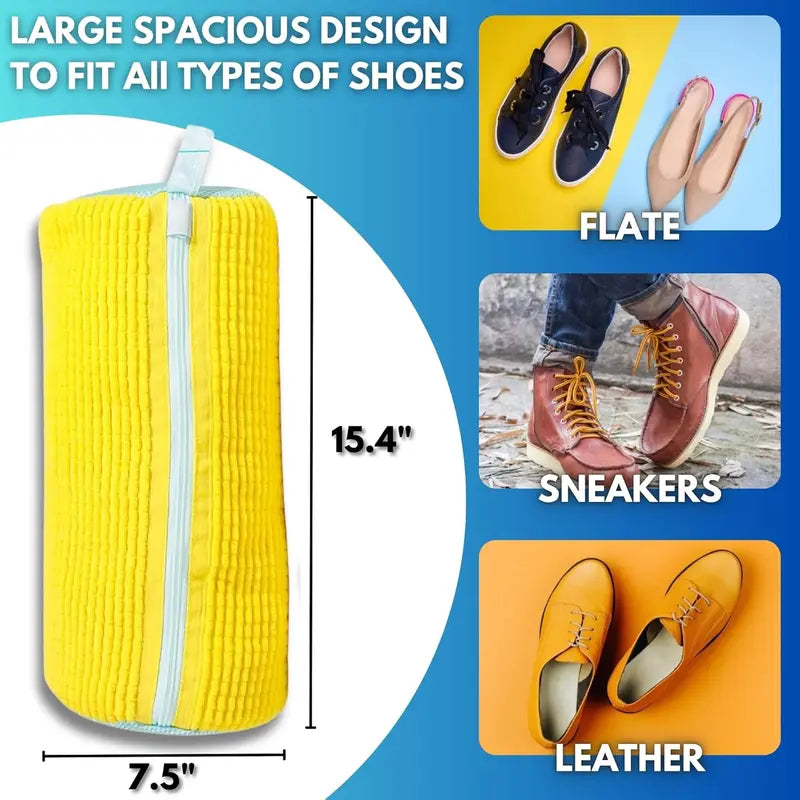 360° Deep Clean Reusable Shoe Wash Bag for Washing Machine
