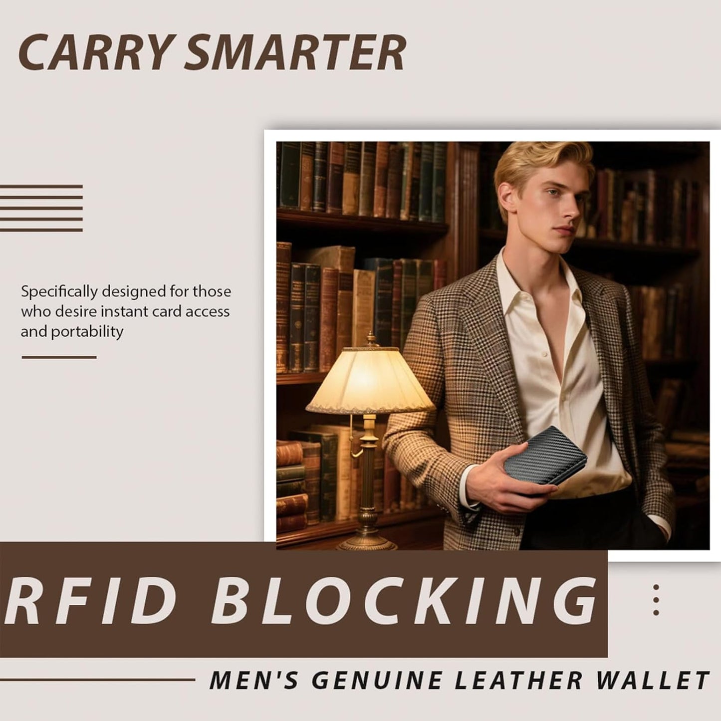 Automatic Pop-Up Anti-Theft Wallet