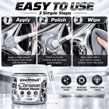 Silver Chrome Polishing Paste
