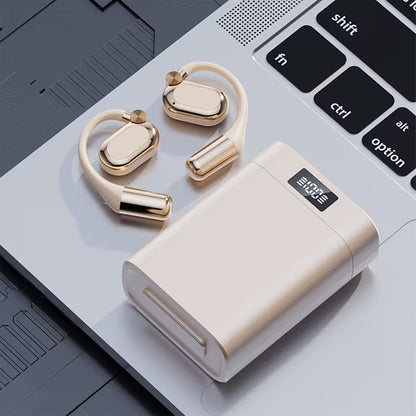 Bluetooth headphones with a power bank and LED light
