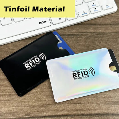 8 Counts RFID Blocking Sleeves Set – Protection for Credit & ID Cards