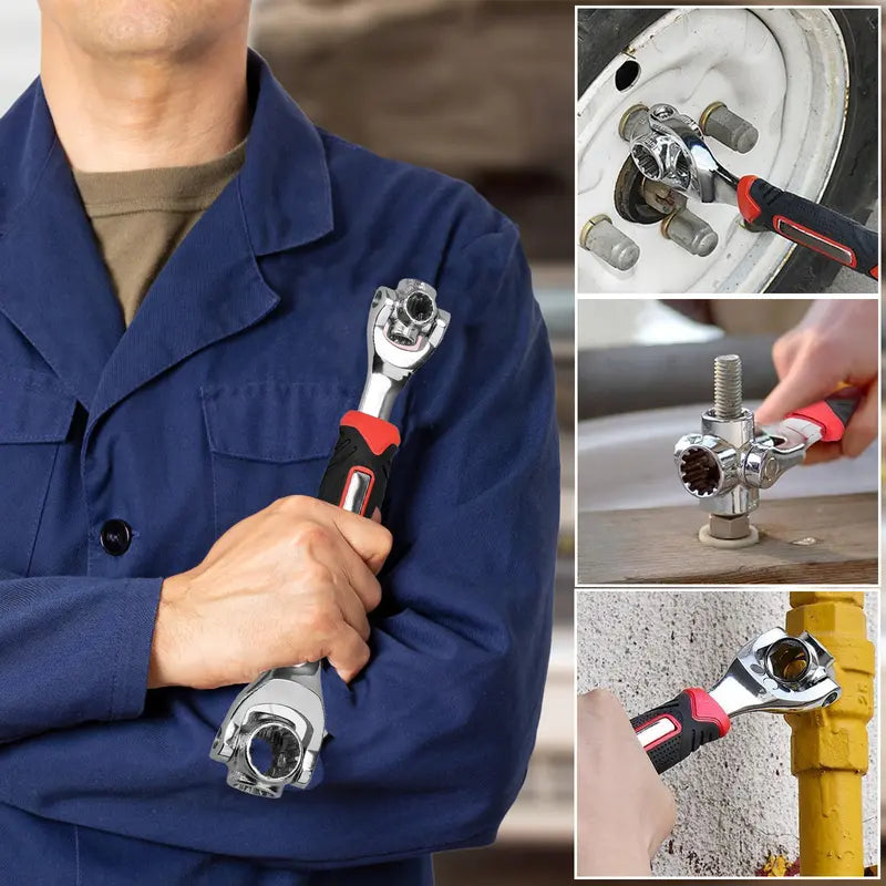 52-in-1 Professional-Grade Universal Wrench Standard