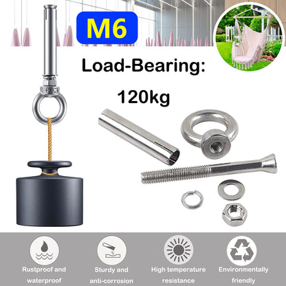 2 Pcs Eye-Bolt Expansion Anchors